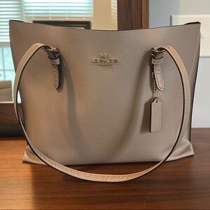 Coach Tan Leather Tote Bag